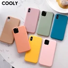 Чехол-накладка COOLY для iphone 11 Pro Max, 6 S, 7, 8 Plus, X, XS, XR, силиконовый, карамельных цветов