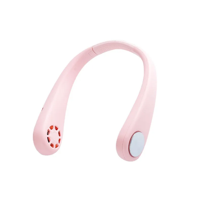 

Lazy Hanging Neck Fan Student Office Electric Small Fan Usb Leafless Hanging Neck Fan Lazy Small Electric Fan