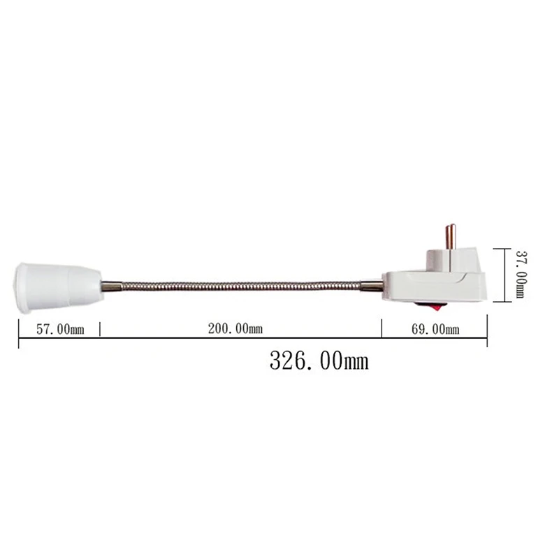 

E27 Light Lamp Bulb Adapter Socket Extend Extension Converter Wall Base Holder Screw Socket New