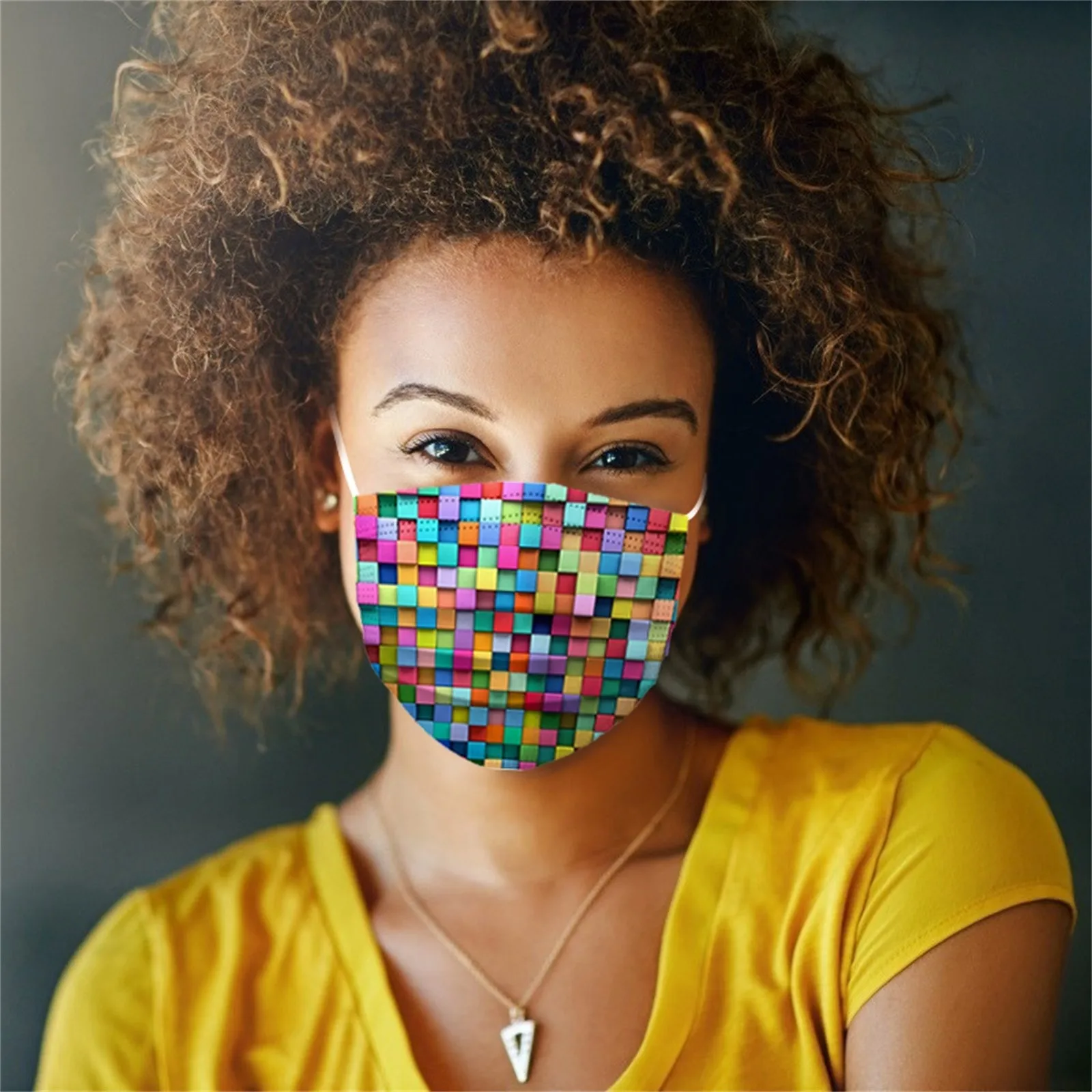 Маска одноразовая Защитная 3-слойная с растягивающимися заушными петлями 10/20/100