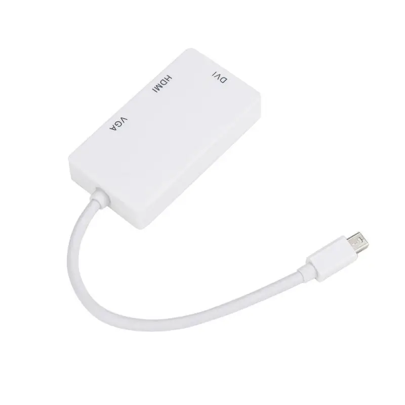 3 в 1 адаптер для порта дисплея Thunderbolt Mini DP папа-HDMI DVI VGA мама | Электроника