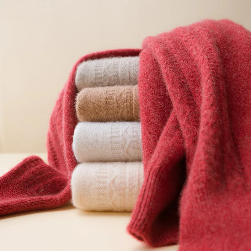 

Beliarst New Half High Neck Twisted Flower Retro Style Pure Wool Pullover Knitted Ladies Cardigan Fashion Commuter Free Shipping