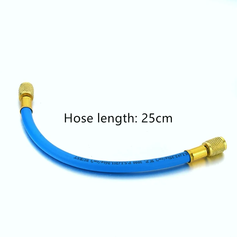 

1Pcs AC R12 R22 Charging Hoses Tube Refrigerant Air Conditioning 1/4" SAE