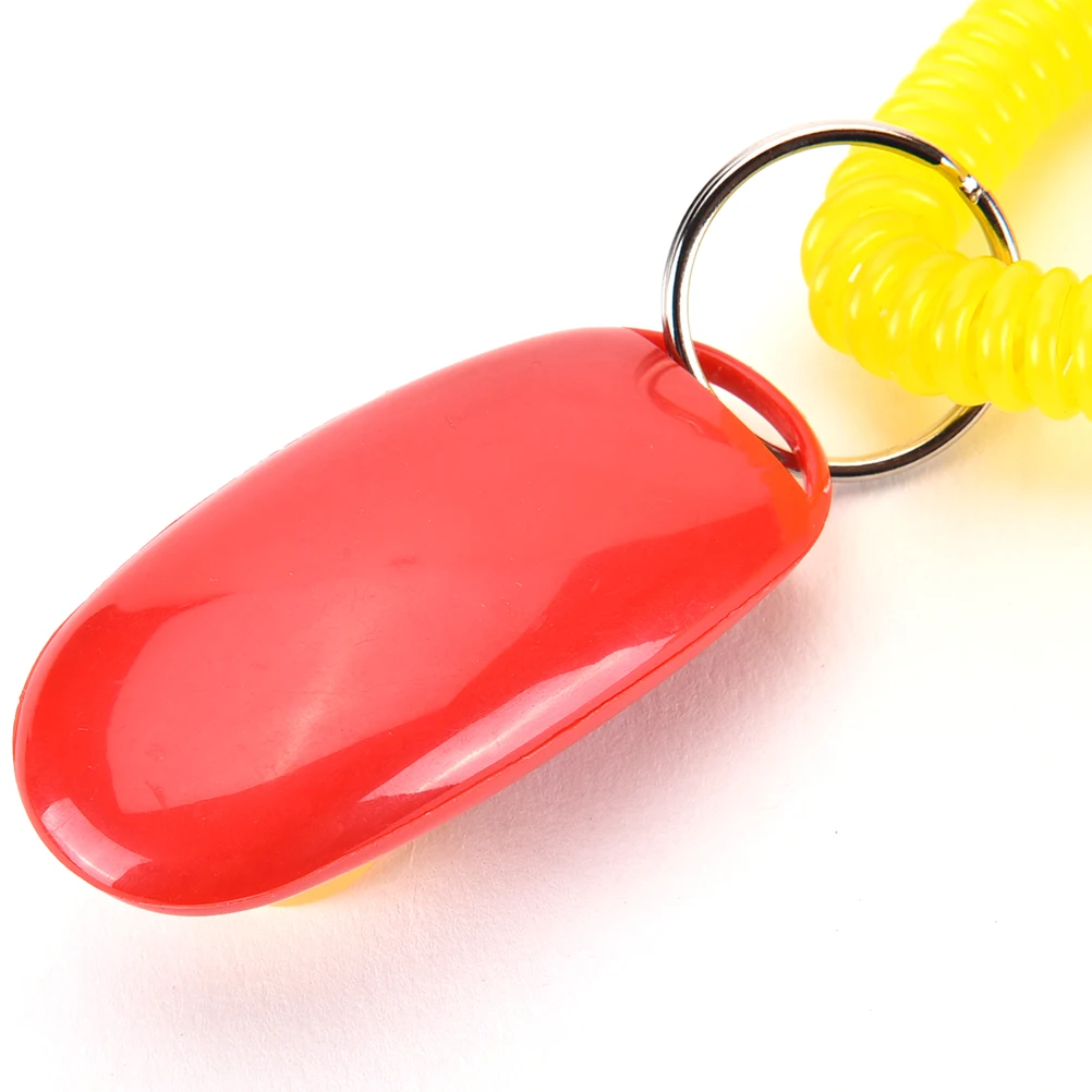 

1PCS Dog Trainings Ultrasonic Dog Pet Bird Whistle Click Clicker Training Trainer Aid Guide 10 Colours