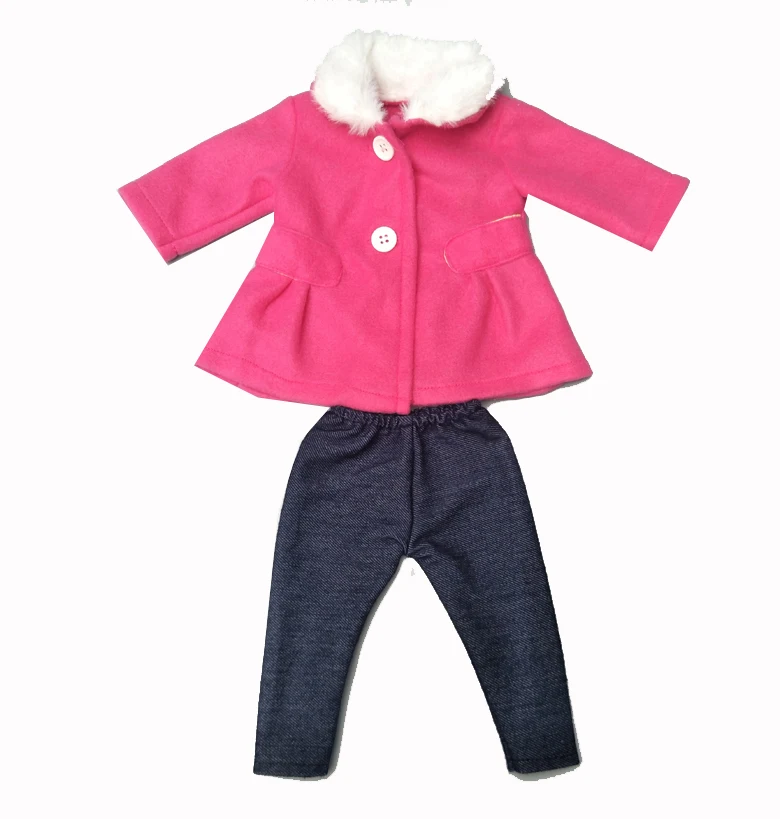 Комплект детской кукольной одежды для девочек 18 дюймов кукольная куртка штаны