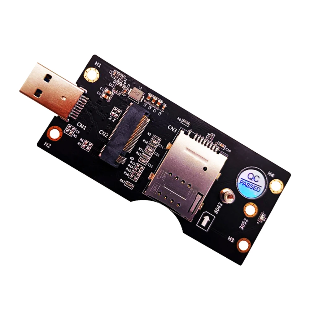 NGFF M.2 Key B to USB 3.0 Adapter Expansion Card with SIM 8pin Slot for WWAN/LTE 3G/4G/5G Module Support 3042/3052 SSD | Компьютеры и