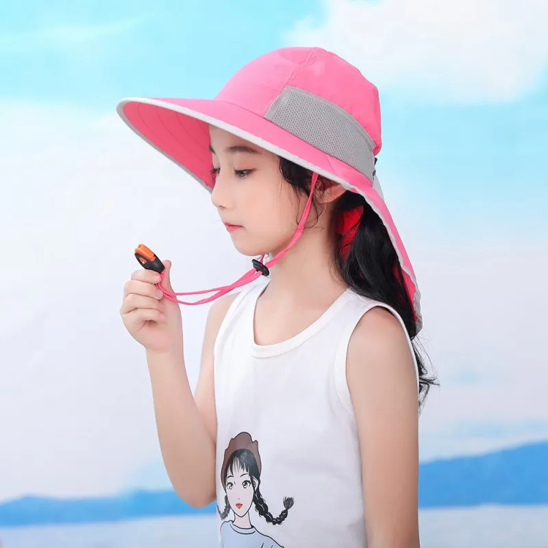 

2021 SPF 50 + шляпа от солнца регулируемые шапки для прогулок на открытом воздухе летняя детская шапка для мальчиков для путешествий пляжная шапка для маленьких девочек Детские шапки