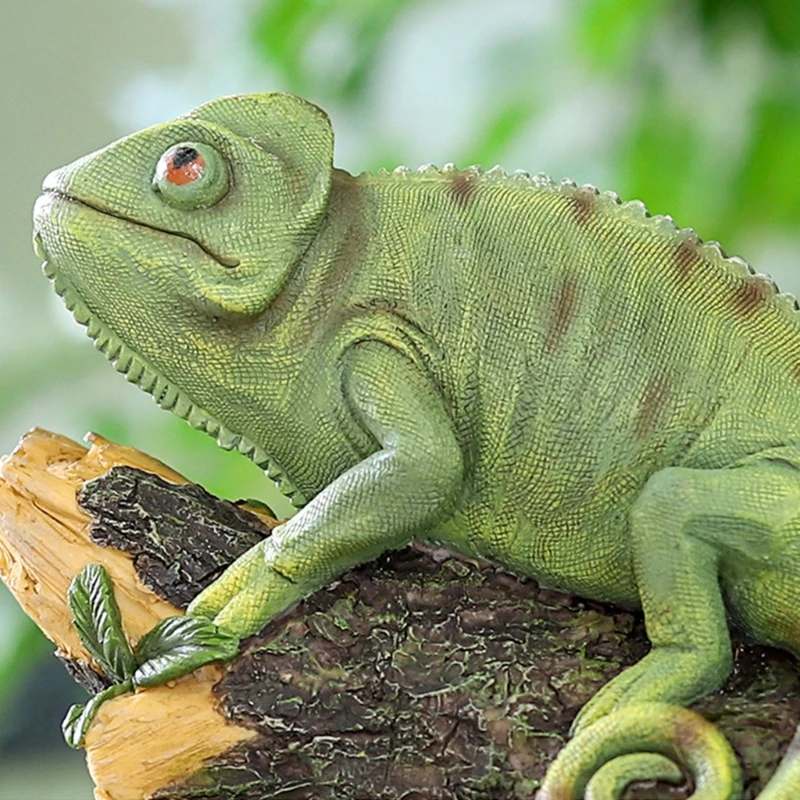 

Resin Dragon Statue Wall Mounted Lizard DIY Outdoor Garden Tree Decoration Sculpture for Home Office Ornament