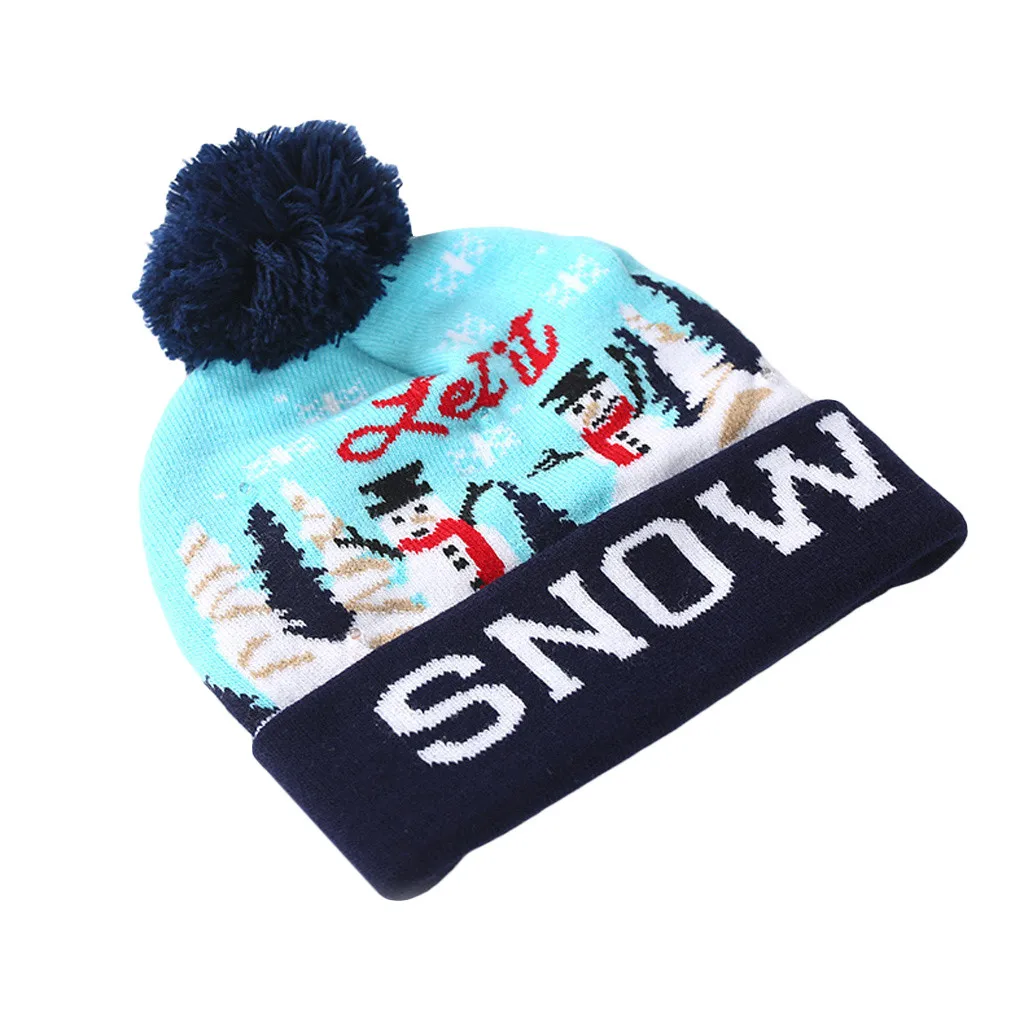 Родитель ребенок красочные веселые рождественские светодиодные лампы вверх