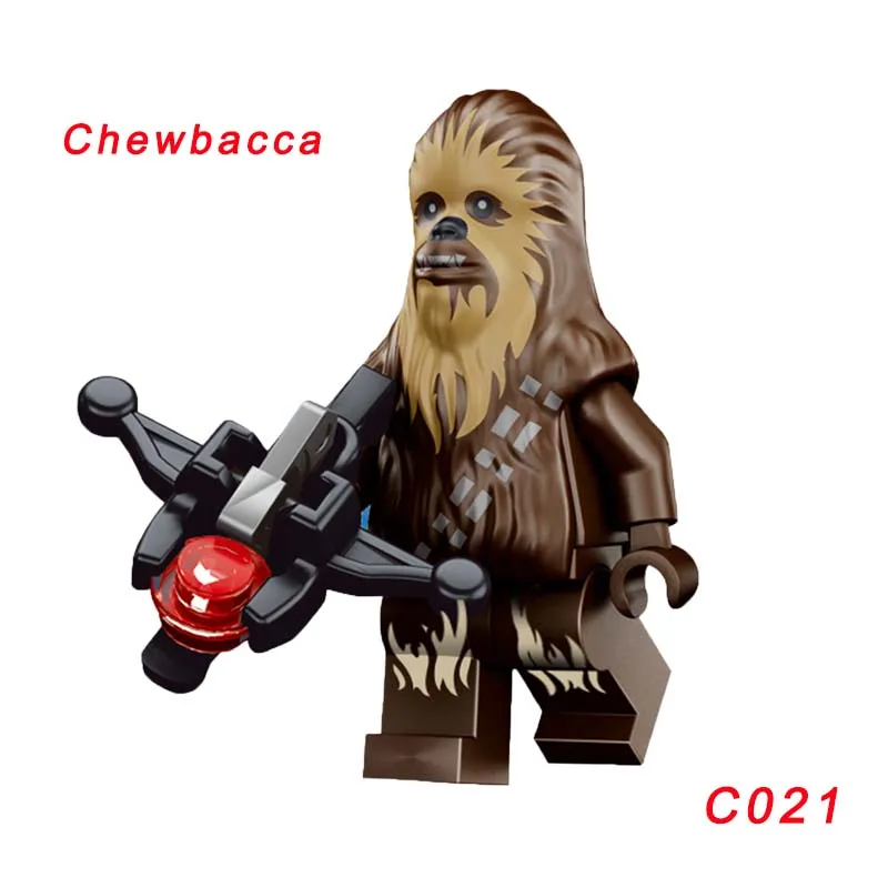 C021 Одиночная Звездные войны кирпич Dewback пустыня Jabba Rancor Amidala C-3Po Хром золотой таваунпун строительный блок - Цвет: C021