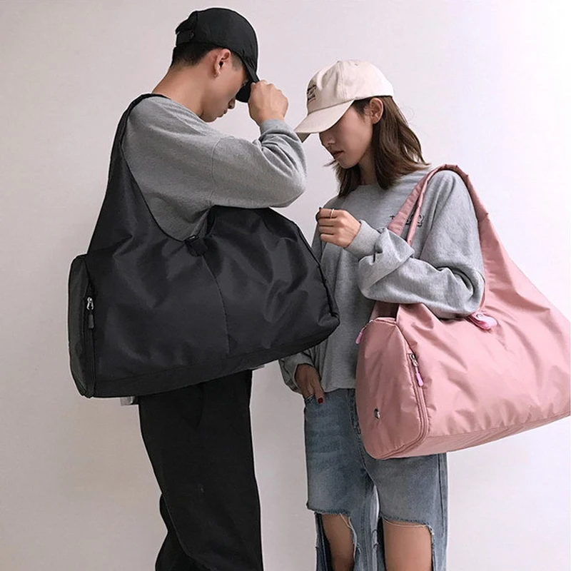 

Brand Oxford Cloth Travel Handbags Women Yoga Pack Lady Large-capacity Shoulder Bags Men Fitness Packs Running Packs Duffel Bag