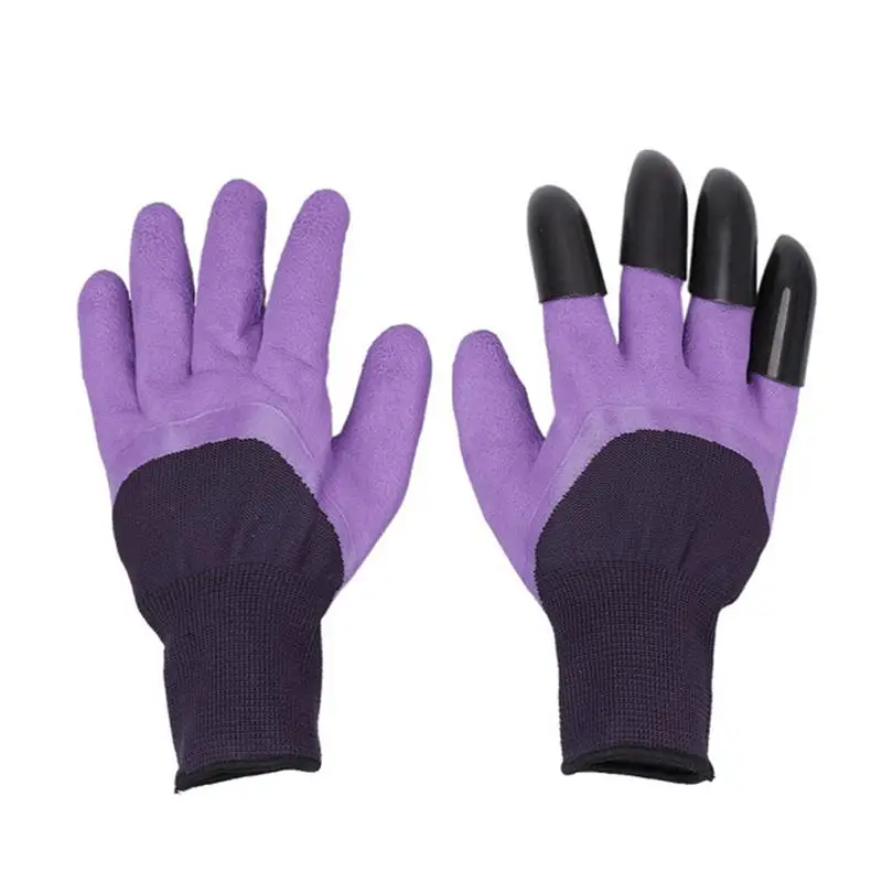 

Garden Gloves with Fingertips Claws for Dig Plant Gardening Rose Planting Pruning Gloves Mittens Digging Gloves