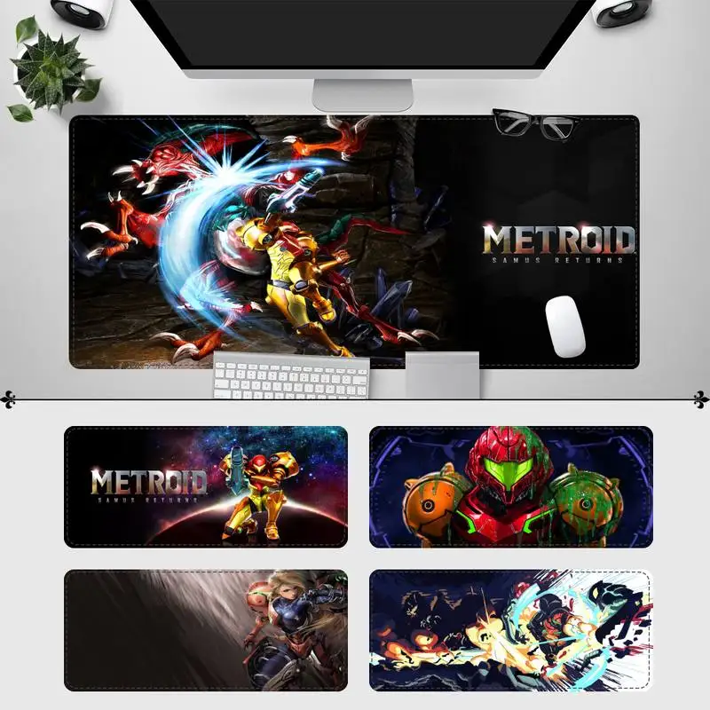 

Girly Metroid Gaming Mouse Pad Laptop PC Computer Mause Pad Desk Mat For Big Gaming Mouse Mat For Overwatch/CS GO