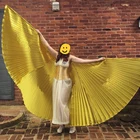 Костюм для танца живота женский, с крыльями, 360 градусов, профессиональный, аксессуары для маскарада на Хеллоуин