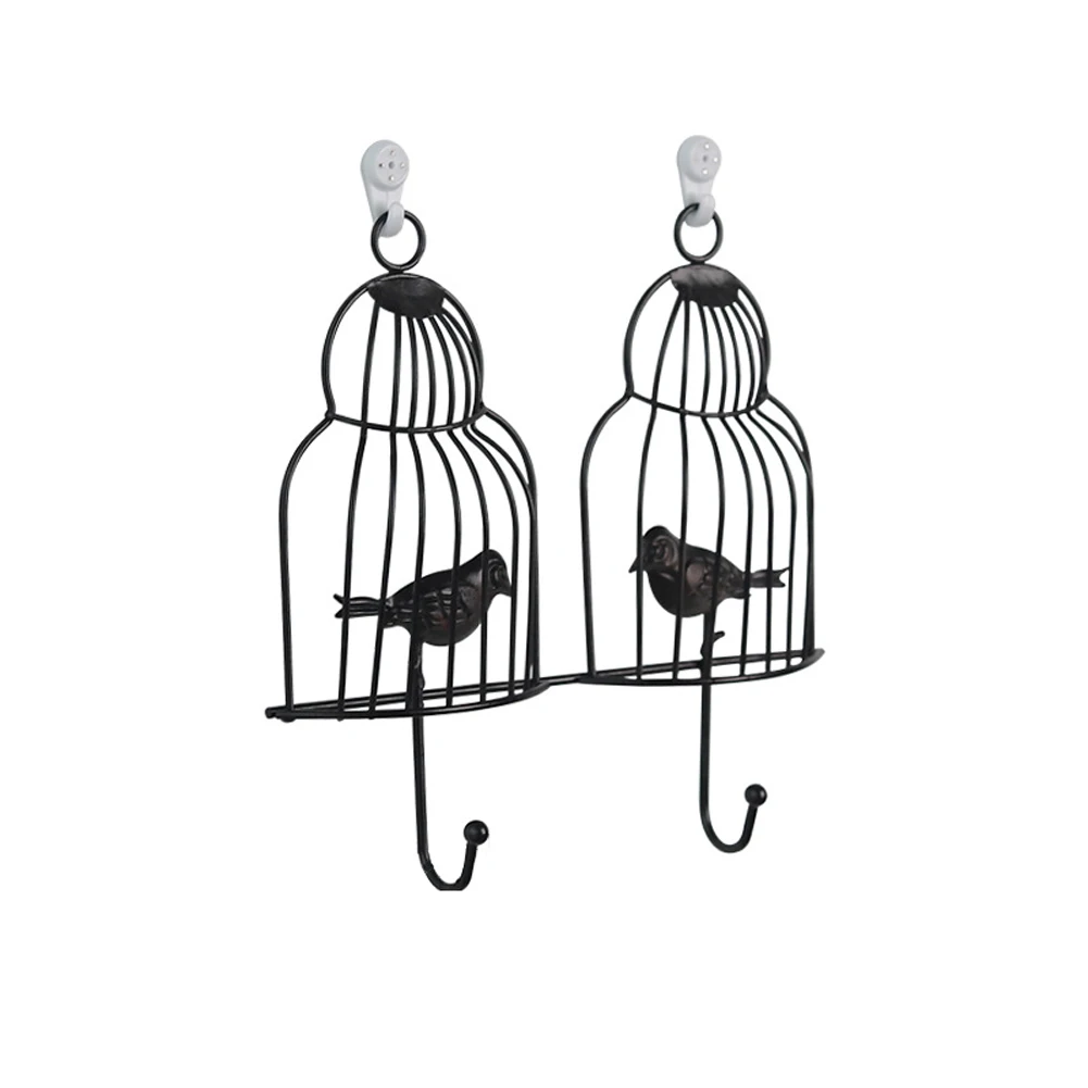 Вешалка для одежды шляпы домашний подвесной крючок клетка птиц в форме сумки