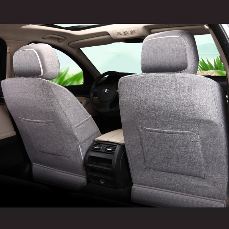 Чехол для автомобильного сиденья CARTAILOR из льняной ткани и ледяного шелка набор