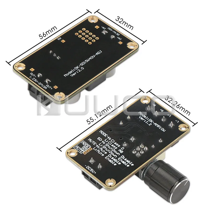 5V аудио усилитель 5W + стерео Класс D мощности и понижающий преобразователь DC 4 V 40 к