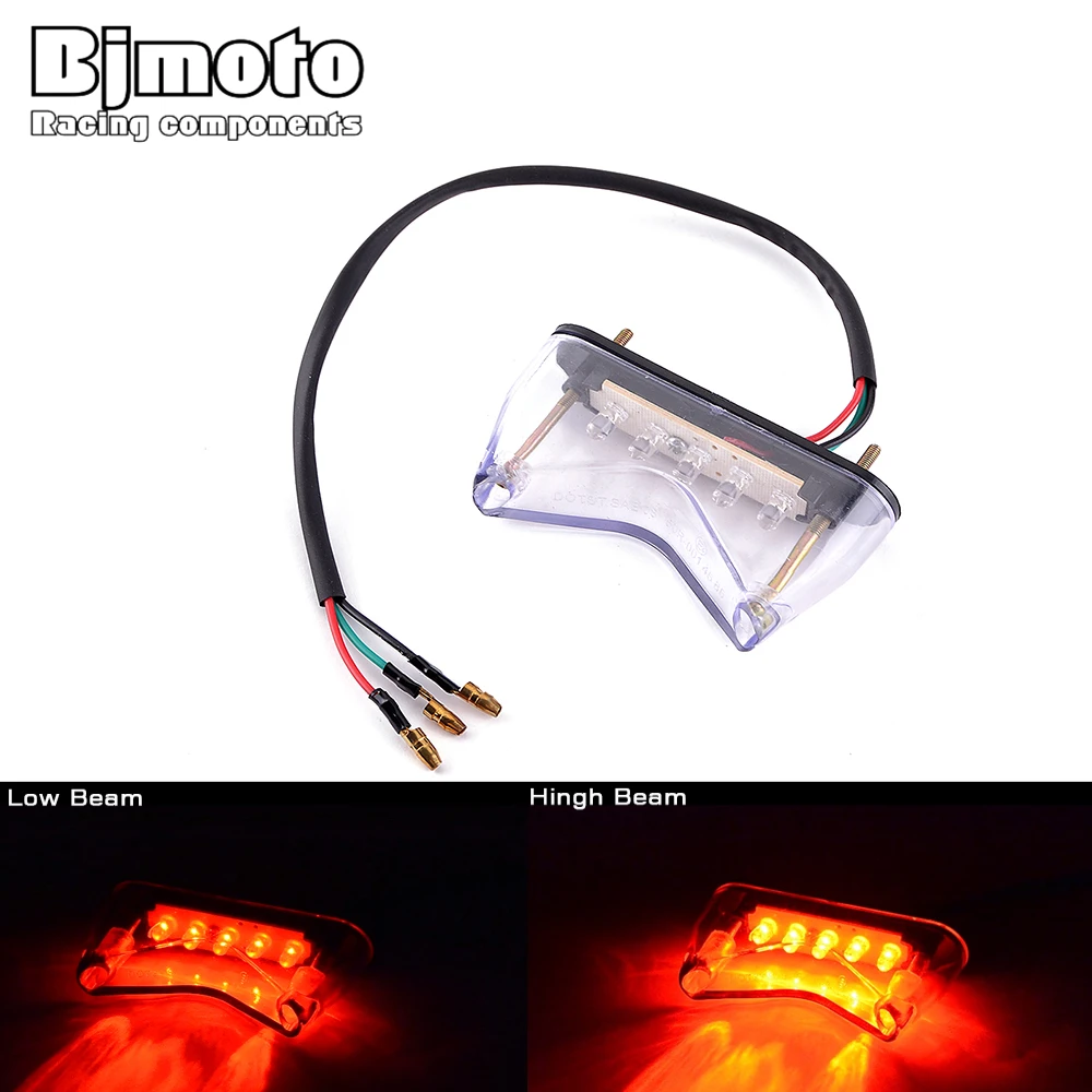 BJ мини мотоцикл крест задний тормоз светильник мотоциклетные светодиодные
