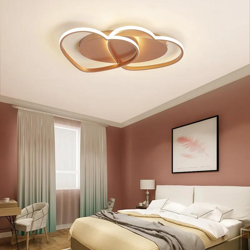 

Romantic Bedroom Ceiling Light Indoor LED Fixture Living Dining Room Kitchen Study Loft Home Decoration Bathroom Lamp Lustre