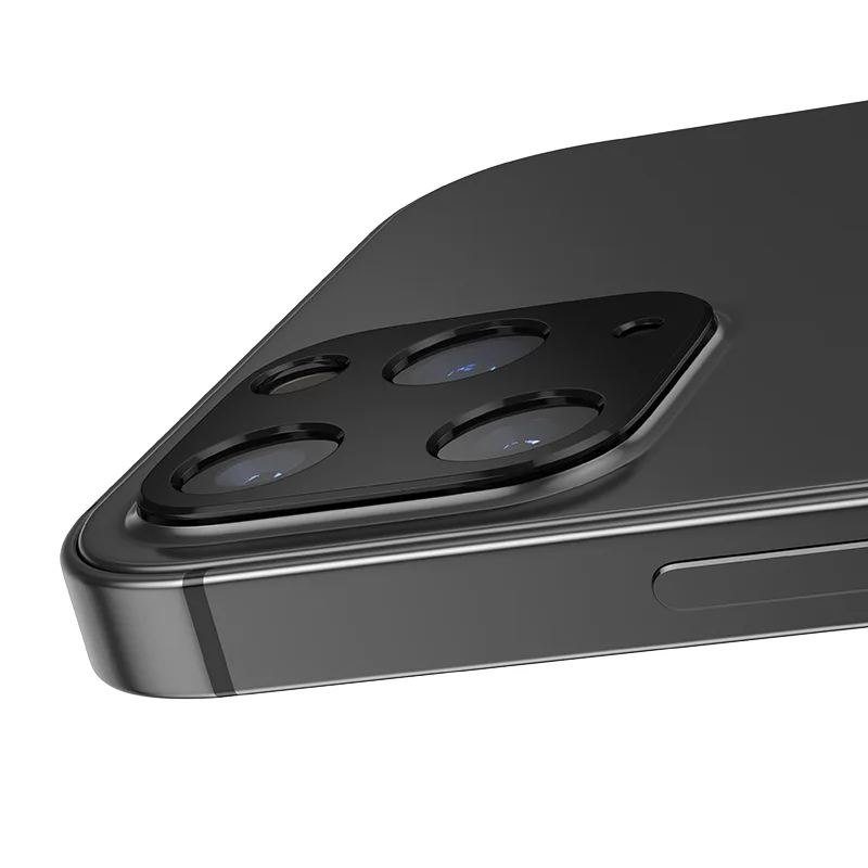 Металлическая крышка объектива камеры для Apple iPhone 12 Pro Max ультра тонкая