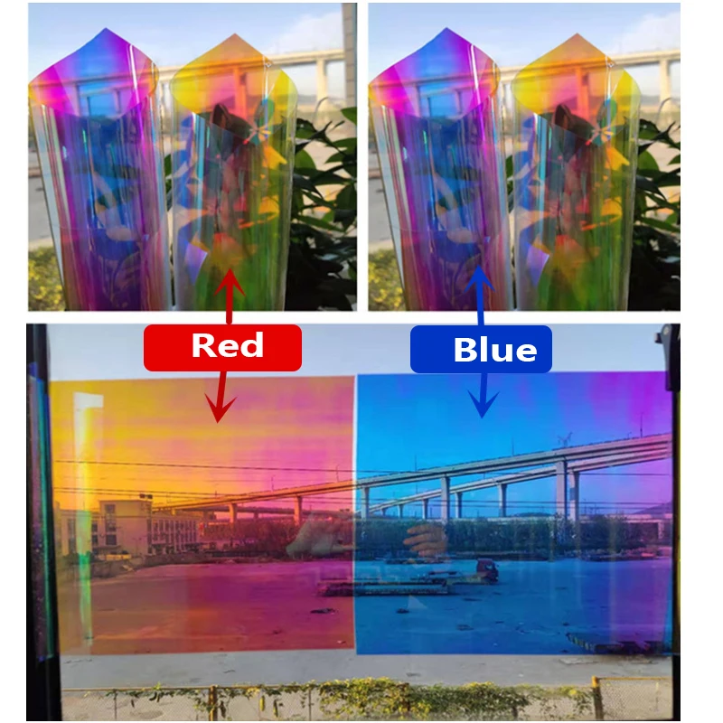 Фотопленка 5 м самоклеящаяся наклейка радужная оконная для дома ресторана