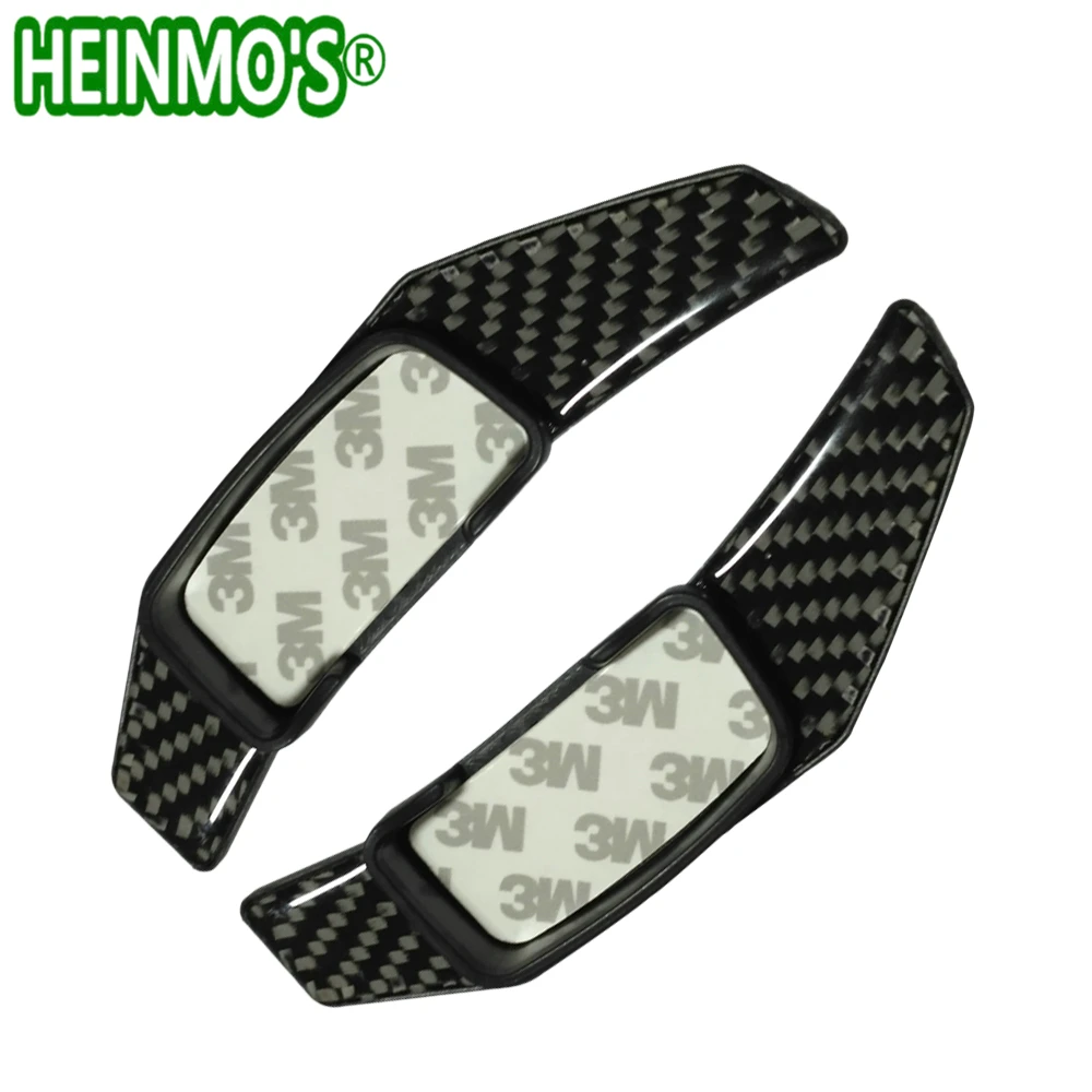 Черное углеродное волокно рычаг переключения руля удлинитель передач авто