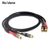 haldane pair hifi rca cable high performance premium hi fi audio 2rca to 2rca interconnect cable for amplifier cd player speaker