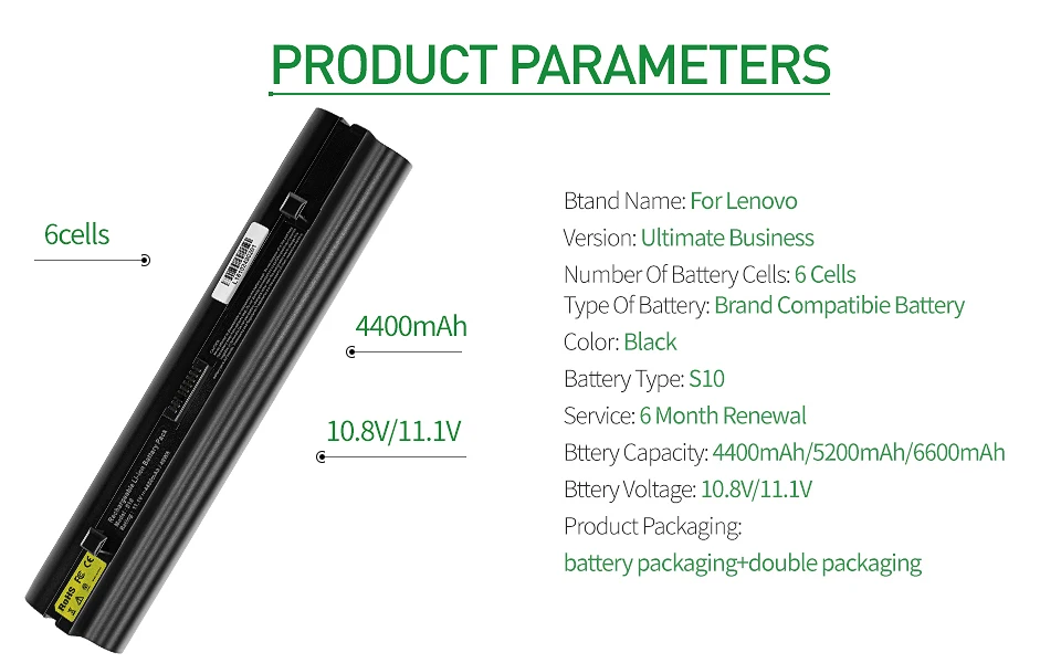 Apexway 4400 мАч ноутбук аккумулятор для Lenovo IdeaPad S10 S10e S12 S9 S9e серии 45K127 51J039 45K1275 45K2177 L08S3B21 L08S6C21