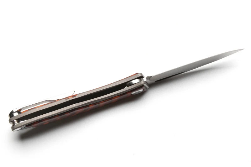Новинка складной нож MIKER CR Mnandi M390 с лезвием из змеиной древесины и титана медная