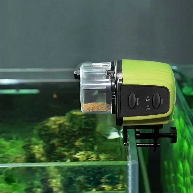 

new Smart Automatic Fish Feeder Aquarium Fish Tank Accessories Auto Feeding Fish Feeder Dispenser 100ML