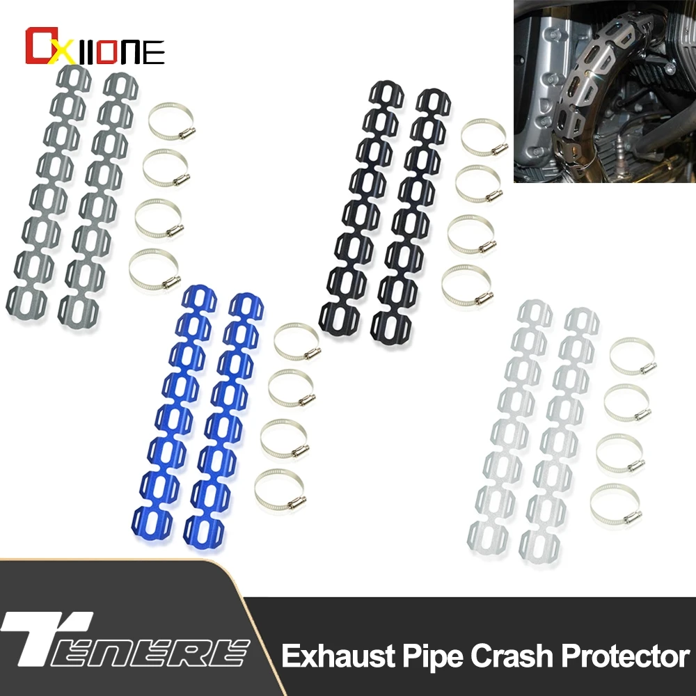 

For yamaha Super Tenere 1200 Motorcycle Exhaust Heat Shield Wrap Muffler Pipe Cover Heel Guard Tenere XT XR 1200 Z ZE 2014-2020