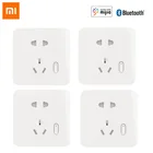 2021 Xiaomi Mijia Смарт настенный выключатель розетка голосового управления обновление OTA интеллигентая (ый) связь розетки домашней розетки 250
