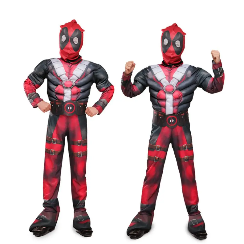Костюм дедпула супергероя marvel полный головы Косплей 2019 |