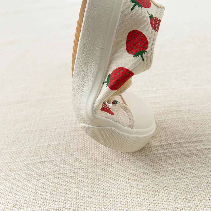 DB12876 Dave Bella детская Весенняя парусиновая обувь для девочек повседневная с принтом