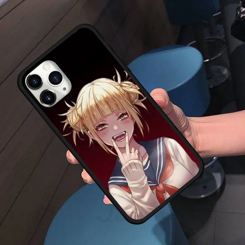 

Himiko Toga Boku No Hero Academia Phone Case for iPhone 11 12 pro XS MAX 8 7 6 6S Plus X 5S SE 2020 XR Soft silicone
