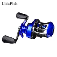 lidafish brand ultra light and ultra smooth 228g fishing reel 7 11 gear ratio 10kg max drag cnc spool baitcasting wheel