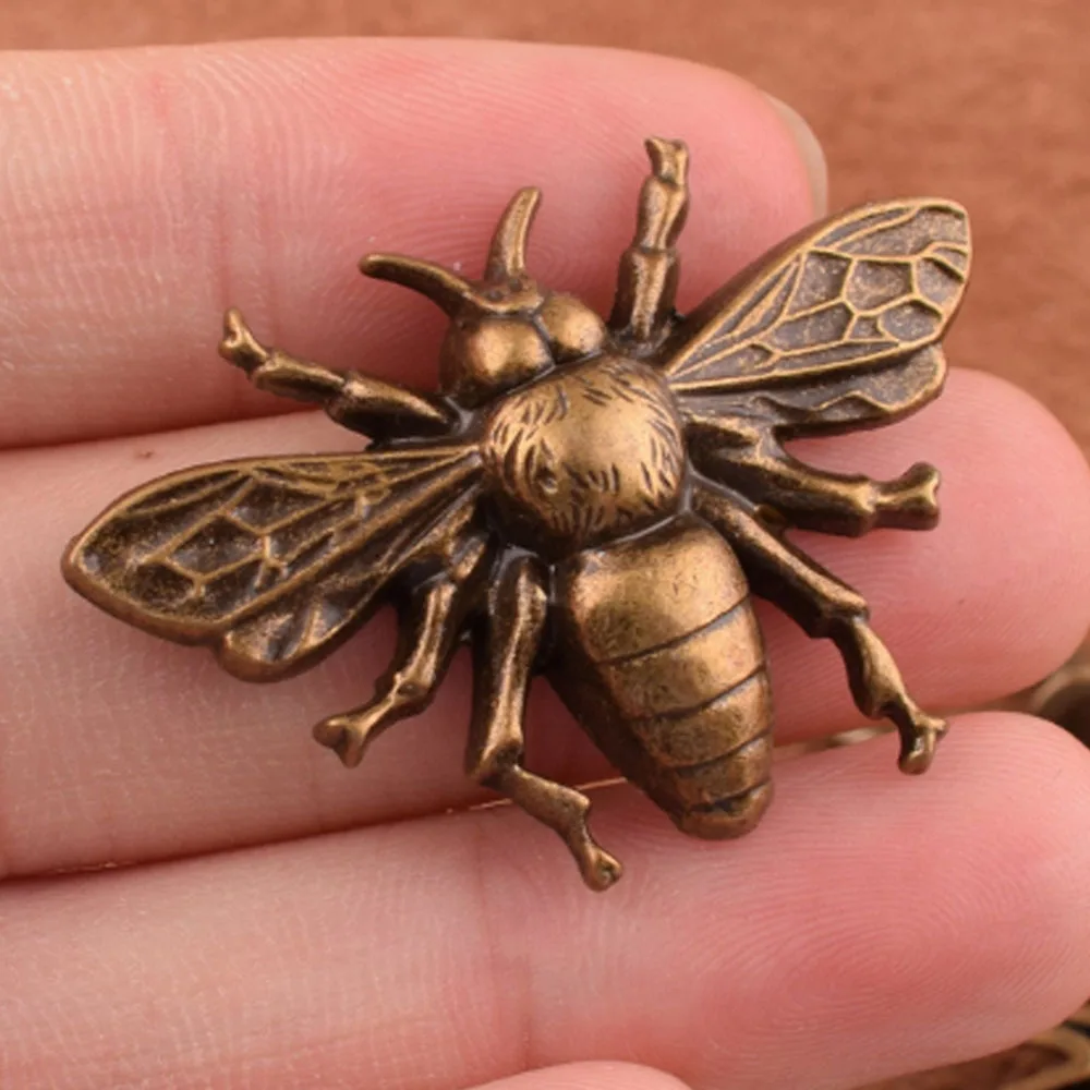 

15 Pcs Metal Bee Rivets Charm Hook Clasps Sewing Garment Rivets Decorated Sew On Sewing Supplies for Bags Shoes