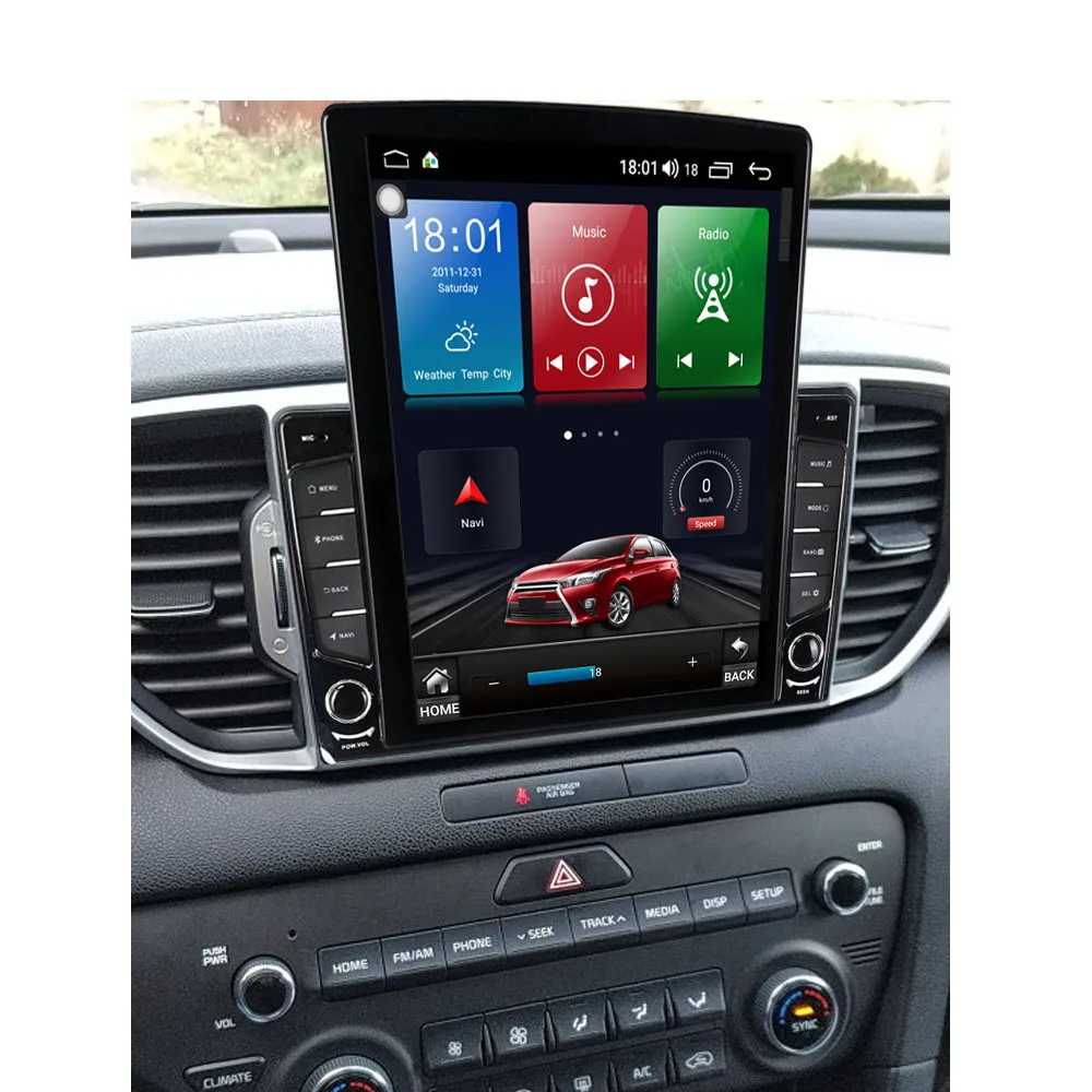 Для KIA Sportage 2016 2017 2020 IPS DSP Tesla экран Android 10 Автомобильный мультимедийный плеер аудио