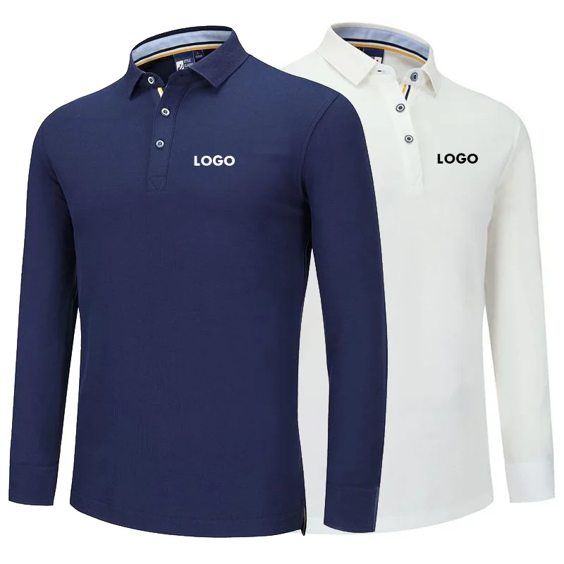 Весна-Осень 2020 Мужская модная брендовая рубашка-поло сделай сам индивидуальный