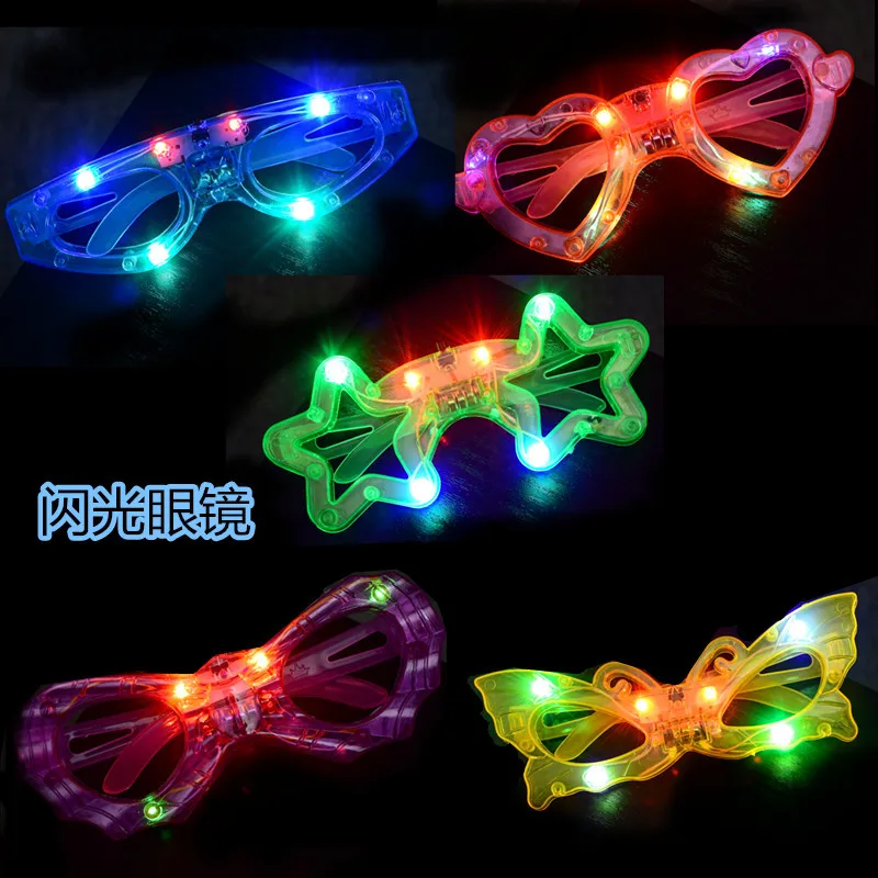 Светодиодсветодиодный очки светящиеся темные светильник ящаяся маска для глаз