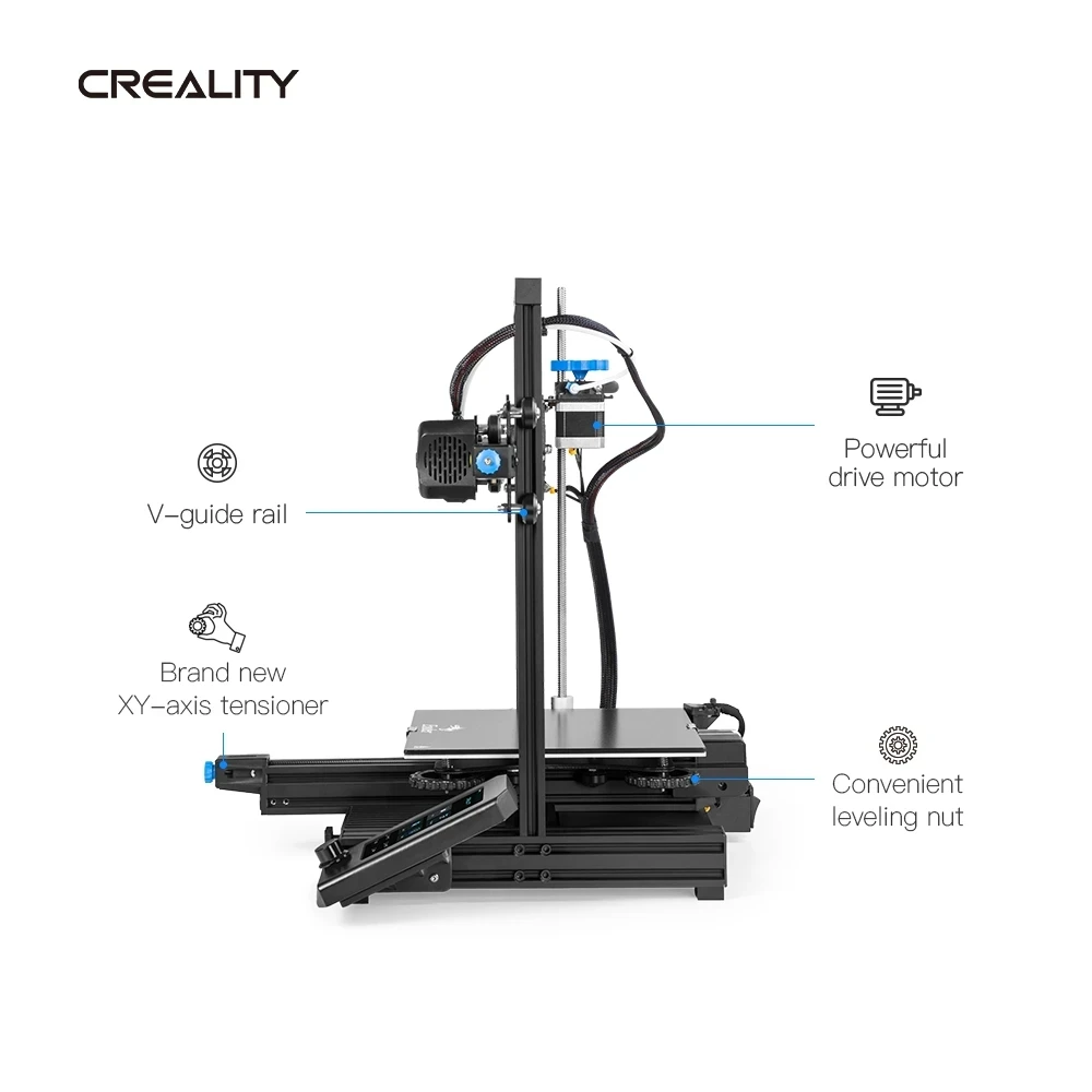 Набор для 3D принтера Creality Ender 3 V2 Модернизированная Бесшумная материнская плата