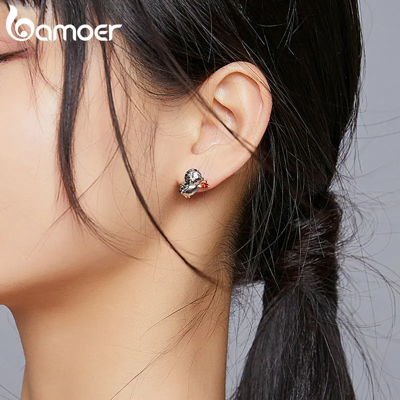 Женские серьги гвоздики из серебра 925 пробы с фианитом|Серьги-гвоздики| |