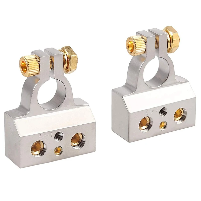 Комплект из 2 предметов 0/4/8/10 Калибр AWG Автомобильный Батарея терминальные