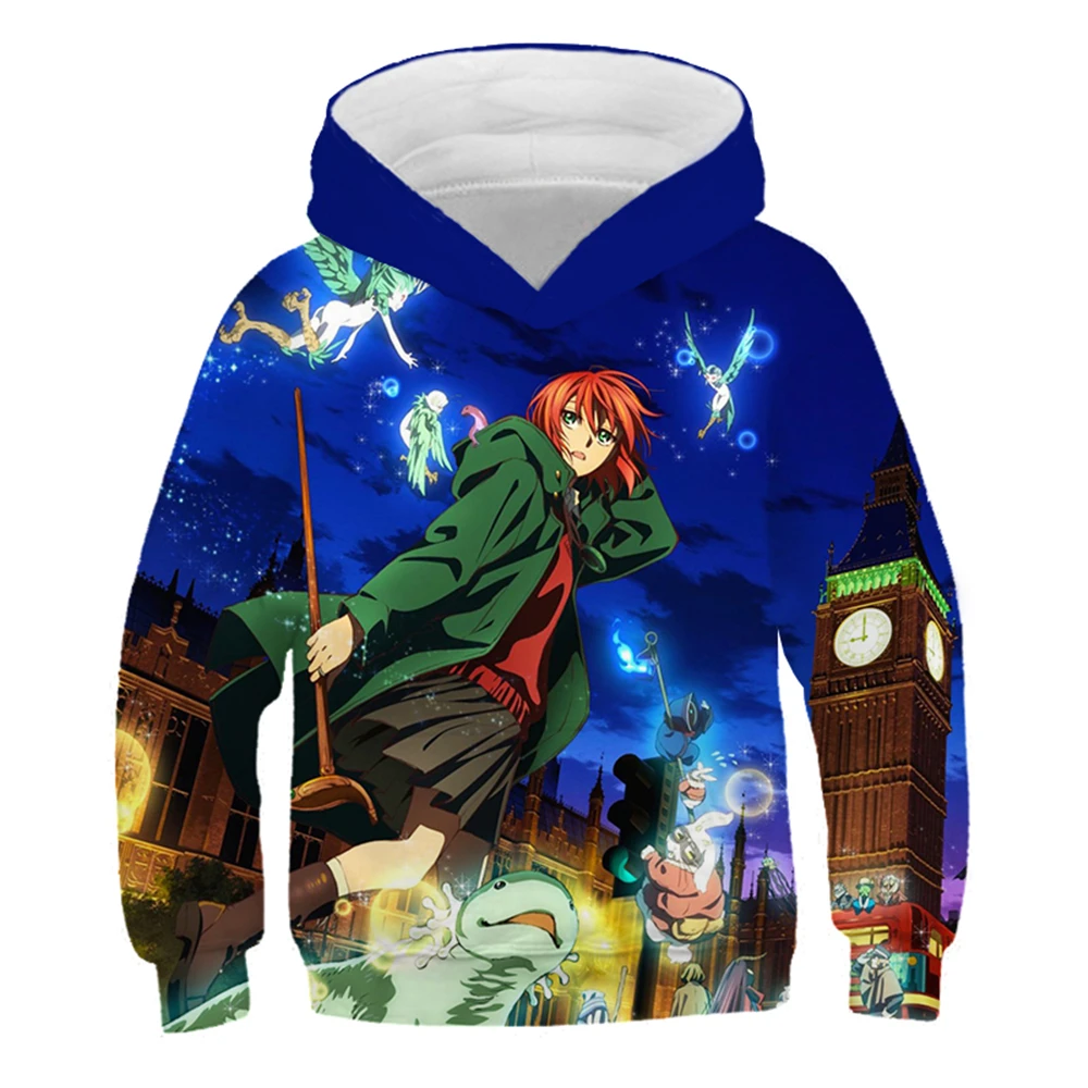 

Children Harajuku Anime Cartoon Hoodies Maiden Clothes Baby Girl 3D Hooded Casual Sweatshirts Kids Autumn Spring Pullover