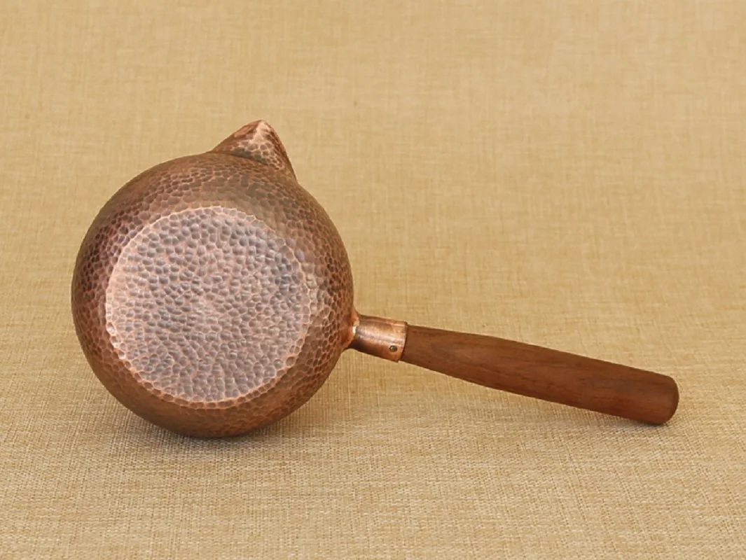 Чайник из чистой меди чашка с сердечником чайник для кипячения воды ручная