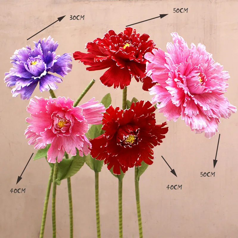 Искусственный гигантский пион PinkDiy дом свадьба вечеринка фотография фон