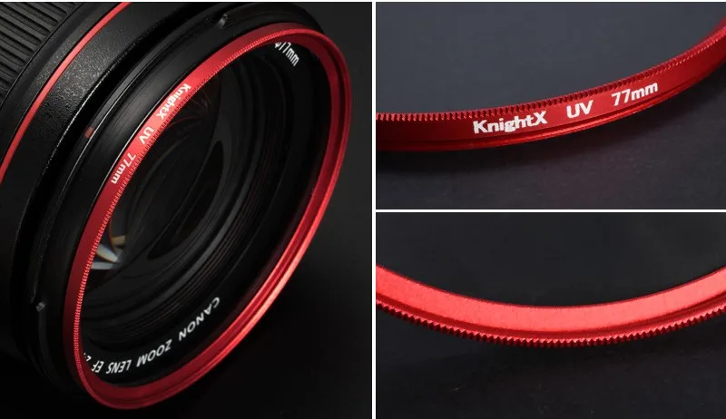 KnightX HD UV MCUV 49 52 55 58 62 67 72 77 мм фильтр объектива камеры для canon eos sony nikon 400d 1300d d5600 аксессуары 200d dslr