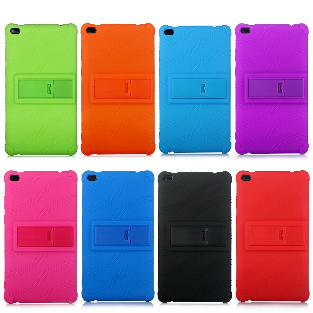 

Case for Lenovo Tab M10 Plus 10.3 M10 P10 E10 10.1 M8 E8 8.0 M7 7.0 Kids Case Soft Silicone Shockproof Cover with Kickstand Case