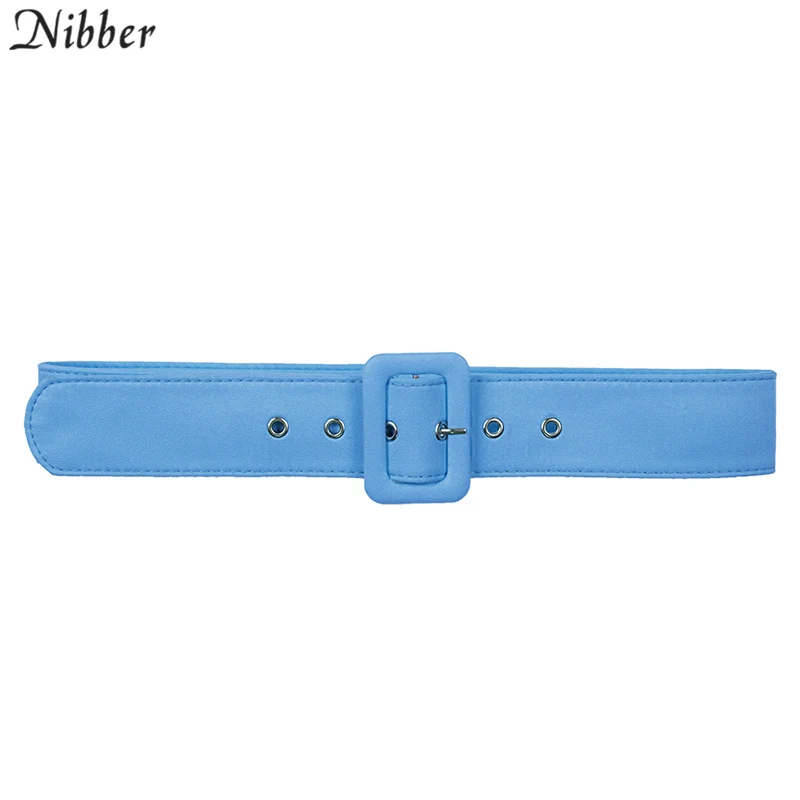 blue girdle Nibber, неоновый цвет, тонкое пальто, кардиган, pantalon femme, 2 предмета, костюмы для женщин,, осень, зима, для офиса, для девушек, уличный повседневный комплект - Цвет: blue girdle