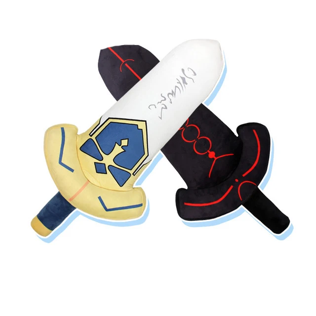 ELBCOS Fate Grand Order Saber Emiya Mash Kyrielight Косплей Меч Щит короткий плюшевый Dools мягкие игрушки